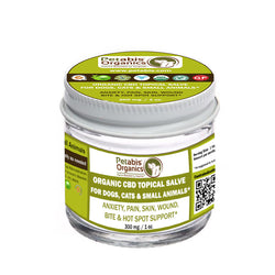 CBD TOPICAL SALVE 300 mg 1 Oz* USDA ORGANIC CBD TOPICAL SALVE DOGS, CATS SMALL ANIMALS & HORSES*