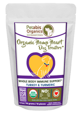 HEMP HEART WHOLE BODY IMMUNE TREATERS 15 Pieces* TURKEY & TURMERIC 15 Pieces 2.35 Oz.
