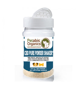 CBD POWDER SHAKER PURE CBD POWDER ALL LIFE STAGE ANIMALS* WATER & FAT SOLUBLE POWDER CBD POWDER* 1-8 Oz