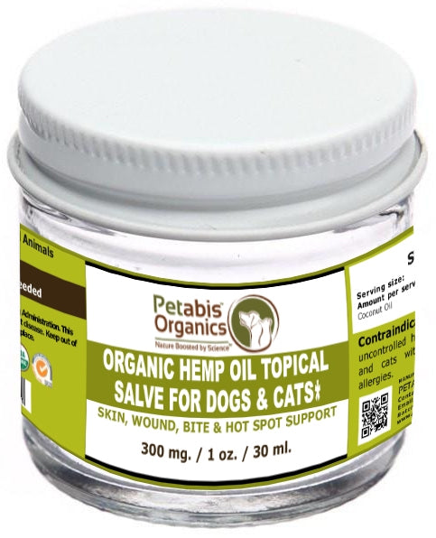 Pets Plus Magazine Features Petabis Organics CBD Topical Salve for Stress Free Dogs & Cats