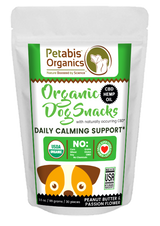 CBD DAILY CALM SUPPORT SNACKS 1.5 mg. 30 Pieces* - PEANUT BUTTER & PASSION FLOWER* 3.5 oz
